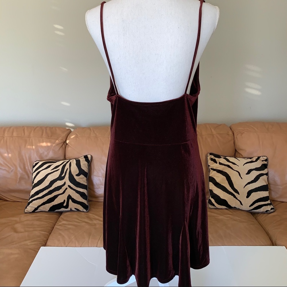 Victoria’s Secret Brown Velvet Dress Chemise Sz L - Picture 12 of 16
